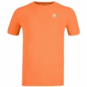 Odlo CREW NECK S/S ZEROWEIGHT CHILL-TEC Pánske bežecké tričko, oranžová, veľkosť S