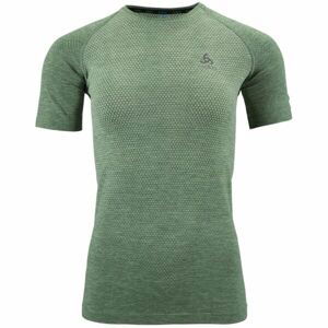 Odlo W CREW NECK S/S ESSENTIAL SEAMLESS Dámske bežecké tričko, zelená, veľkosť XS