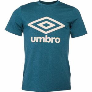 Umbro LARGE COTTON LOGO TEE Pánske tričko, tmavo zelená, veľkosť S