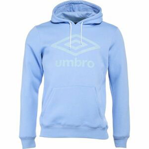 Umbro FW LARGE LOGO HOODY Pánska mikina, svetlomodrá, veľkosť