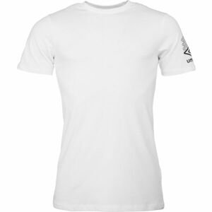 Umbro TERRACE GRAPHIC TEE Pánske tričko, biela, veľkosť M