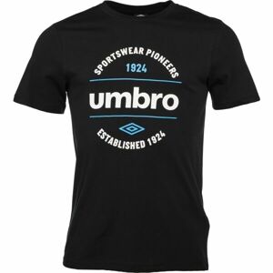 Umbro CIRCULAR GRAPHIC TEE Pánske tričko, čierna, veľkosť XL