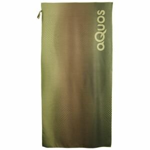 AQUOS TECH TOWEL 75x150 Rýchloschnúci športový uterák, zelená, veľkosť os