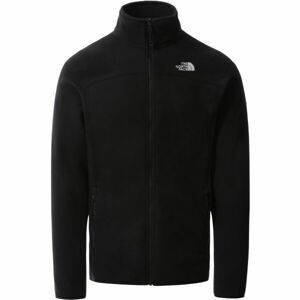 The North Face M 100 GLACIER FULL ZIP Pánska mikina, čierna, veľkosť S