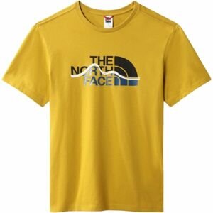 The North Face M MOUNTAIN LINE TEE MINERAL GOLD Pánske tričko, žltá, veľkosť M