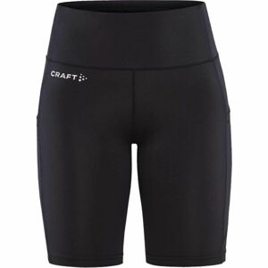 Craft ADV ESSENCE SHORT TIGHTS 2 W Dámske funkčné nohavice, čierna, veľkosť L