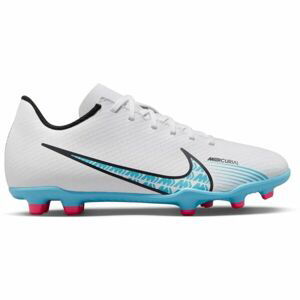 Nike JR MERCURIAL VAPOR 15 CLUB FG/MG Detské kopačky, biela, veľkosť 32