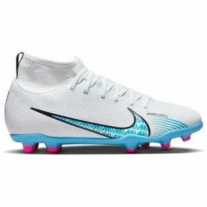 Nike JR MERCURIAL SUPERFLY 9 CLUB FG/MG Detské kopačky, biela, veľkosť 38.5