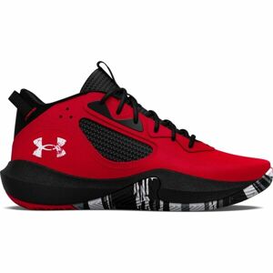 Under Armour LOCKDOWN 6 Basketbalová obuv, červená, veľkosť 44.5