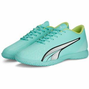 Puma ULTRA PLAY IT Pánska halová obuv, zelená, veľkosť 45