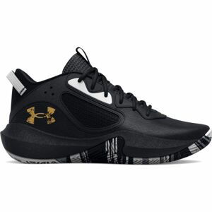 Under Armour GS LOCKDOWN 6 Juniorská basketbalová obuv, čierna, veľkosť 36.5