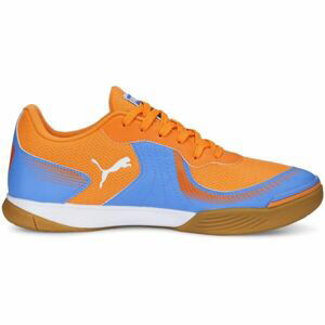 Puma PRESSING III Pánska halová obuv, oranžová, veľkosť 40.5