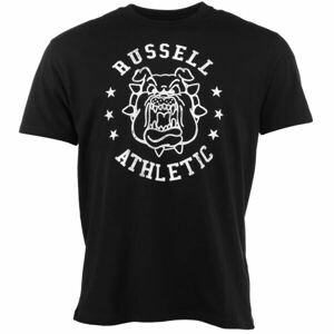 Russell Athletic T-SHIRT BULLDOG M Pánske tričko, čierna, veľkosť XL