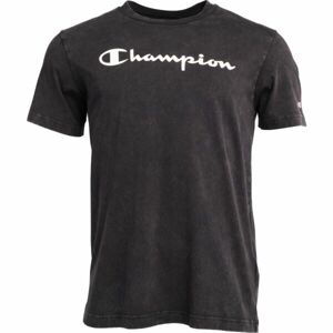 Champion OLD SCHOOL CREWNECK T-SHIRT Pánske tričko, tmavo sivá, veľkosť
