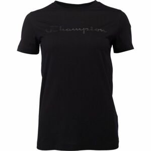 Champion CREWNECK T-SHIRT Dámske tričko, čierna, veľkosť S