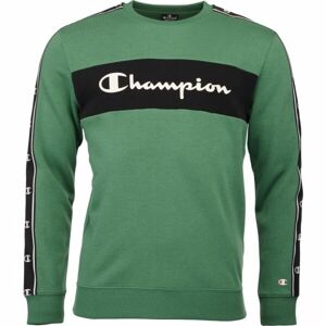 Champion AMERICAN TAPE CREWNECK SWEATSHIRT Pánska mikina, zelená, veľkosť M