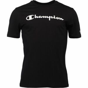 Champion AMERICAN CLASSICS CREWNECK T-SHIRT Pánske tričko, čierna, veľkosť L