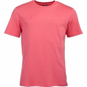 Champion AMERICAN CLASSICS CREWNECK T-SHIRT Pánske tričko, ružová, veľkosť M