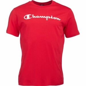 Champion AMERICAN CLASSICS CREWNECK T-SHIRT Pánske tričko, červená, veľkosť L
