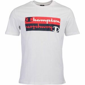 Champion GRAPHIC SHOP AUTHENTIC CREWNECK T-SHIRT Pánske tričko, biela, veľkosť S