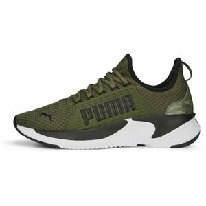 Puma SOFTRIDE PREMIER SLIP ON TIGER CAMO Pánska fitness obuv, tmavo zelená, veľkosť 45