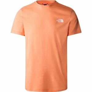 The North Face M S/S SIMPLE DOME TEE Pánske tričko s krátkym rukávom, oranžová, veľkosť M