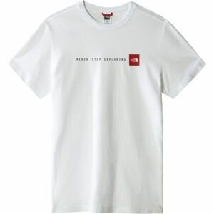 The North Face M S/S NEVER STOP EXPLORING TEE Pánske tričko, biela, veľkosť S
