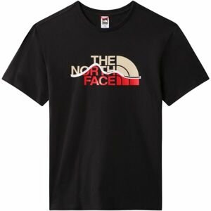 The North Face M MOUNTAIN LINE TEE MINERAL GOLD Pánske tričko, čierna, veľkosť L
