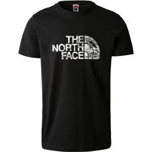 The North Face M S/S WOODCUT DOME TEE Pánske tričko, čierna, veľkosť