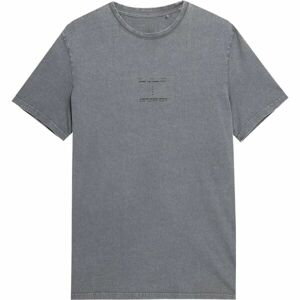 4F MEN´S T-SHIRT Pánske tričko, sivá, veľkosť XL
