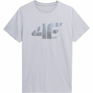 4F MEN´S T-SHIRT Pánske tričko, sivá, veľkosť L