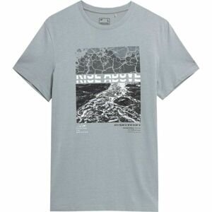 4F MEN´S T-SHIRT Pánske tričko, sivá, veľkosť