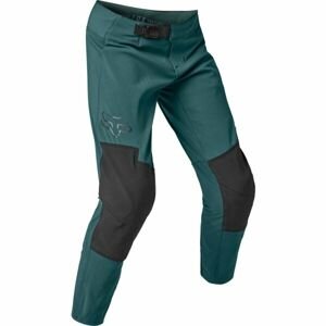 Fox DEFEND PANT YTH Detské cyklistické nohavice, tmavo zelená, veľkosť 24