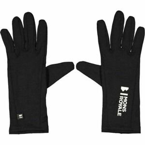 MONS ROYALE VOLTA GLOVE LINER Unisexové  rukavice, čierna, veľkosť XL