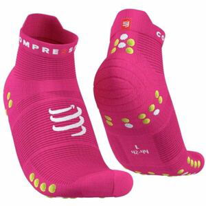 Compressport PRO RACING SOCKS V4.0 RUN Bežecké ponožky, ružová, veľkosť T1