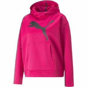 Puma TRAIN FAVORITE PWR FLEECE PO HOODIE Dámska mikina, ružová, veľkosť S