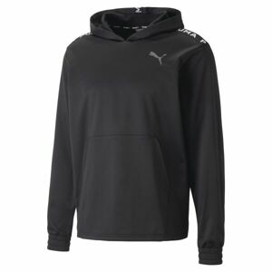 Puma FIT LIGHTWEIGHT PWRFLEECE HOODIE Pánska mikina, čierna, veľkosť L