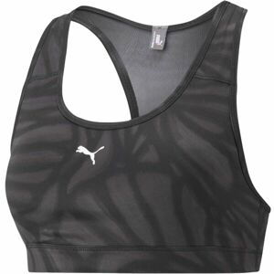 Puma MID IMPACT 4 KEEPS GRAPHIC BRA Športová podprsenka, čierna, veľkosť L