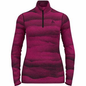 Odlo BL TOP TURTLE NECK L/S HALF ZIP WHISTLER Dámske funkčné tričko, ružová, veľkosť S