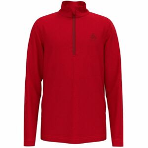 Odlo MID LAYER 1/2 ZIP BERRA KIDS Detská mikina, červená, veľkosť 164