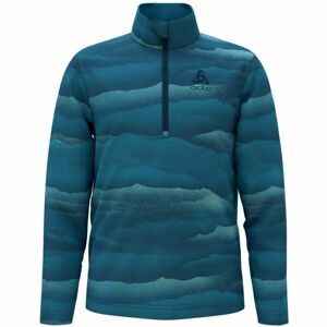 Odlo MID LAYER 1/2 ZIP ROY KIDSGRAPHIC Detská mikina, modrá, veľkosť 140