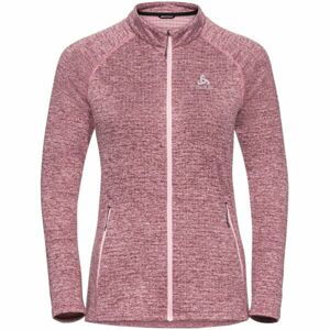 Odlo W MID LAYER FULL ZIP TENCIA Dámska mikina, lososová, veľkosť L