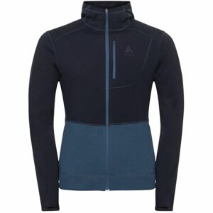 Odlo PERFORMANCE WOOL X-WARM HOODY Pánska mikina, čierna, veľkosť XXL