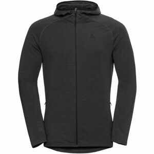 Odlo M ASCENT PW 220 MID LAYER HOODY Pánska mikina, tmavo sivá, veľkosť L