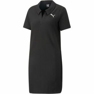 Puma HER POLO DRESS Dámske šaty, čierna, veľkosť XS