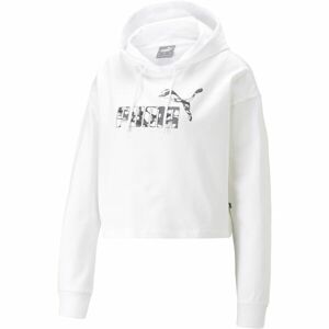 Puma SUMMER SPLASH HOODIE TR Dámska mikina, biela, veľkosť S