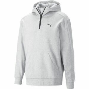 Puma RAD/CAL HALF ZIP DK HOODIE Pánska mikina, sivá, veľkosť L