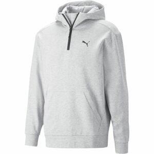 Puma RAD/CAL HALF ZIP DK HOODIE Pánska mikina, sivá, veľkosť M