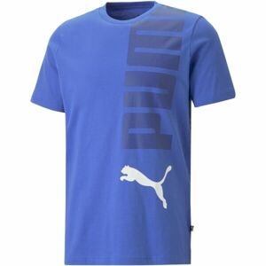 Puma ESS+LOGO LAB TEE Pánske tričko, modrá, veľkosť