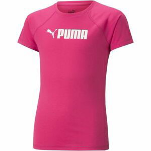 Puma PUMA FIT TEE G Dievčenské tričko, ružová, veľkosť 164